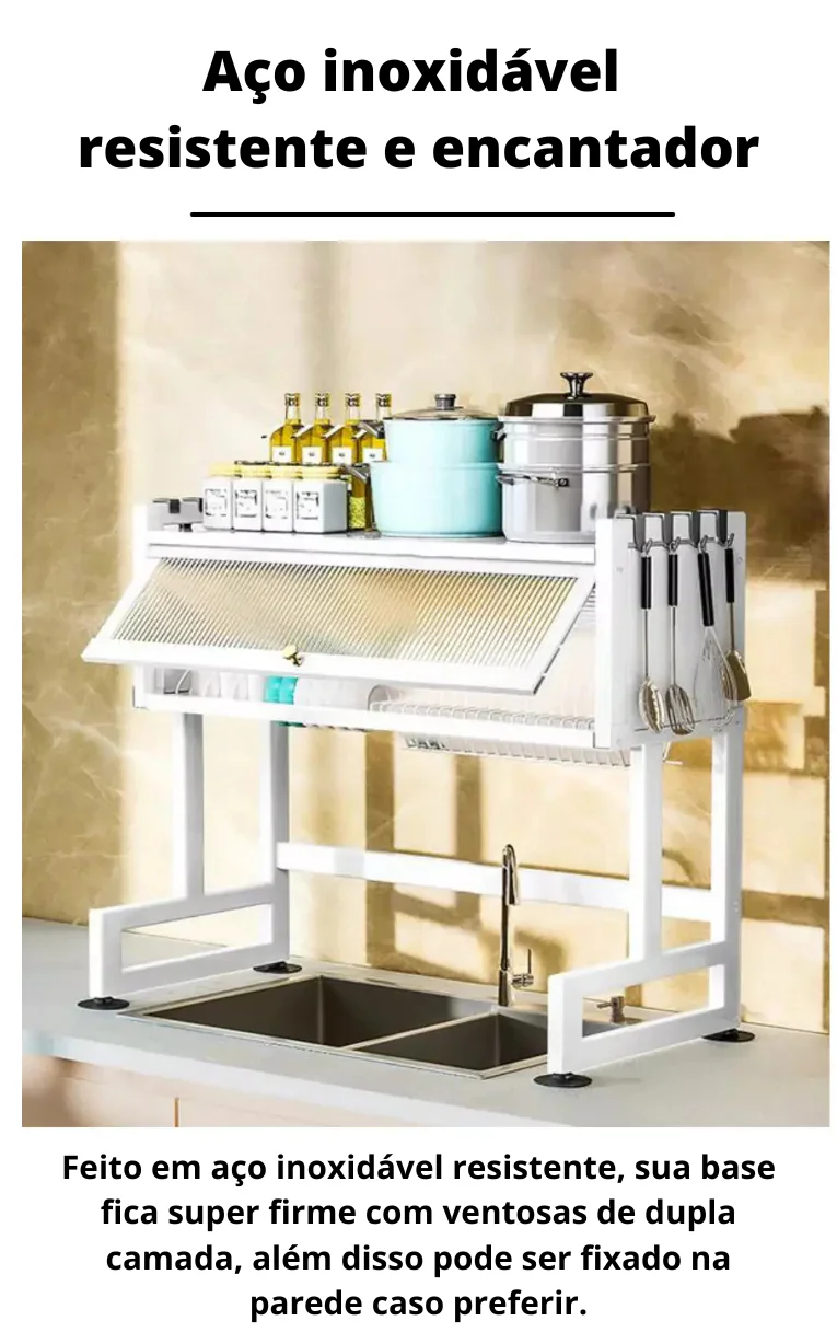 Escorredor organizado